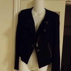 NWOT CAbi Size S Moto style jacket, never worn.